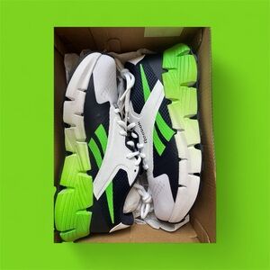 Reebok Kids Sneakers - Black, White, and Green